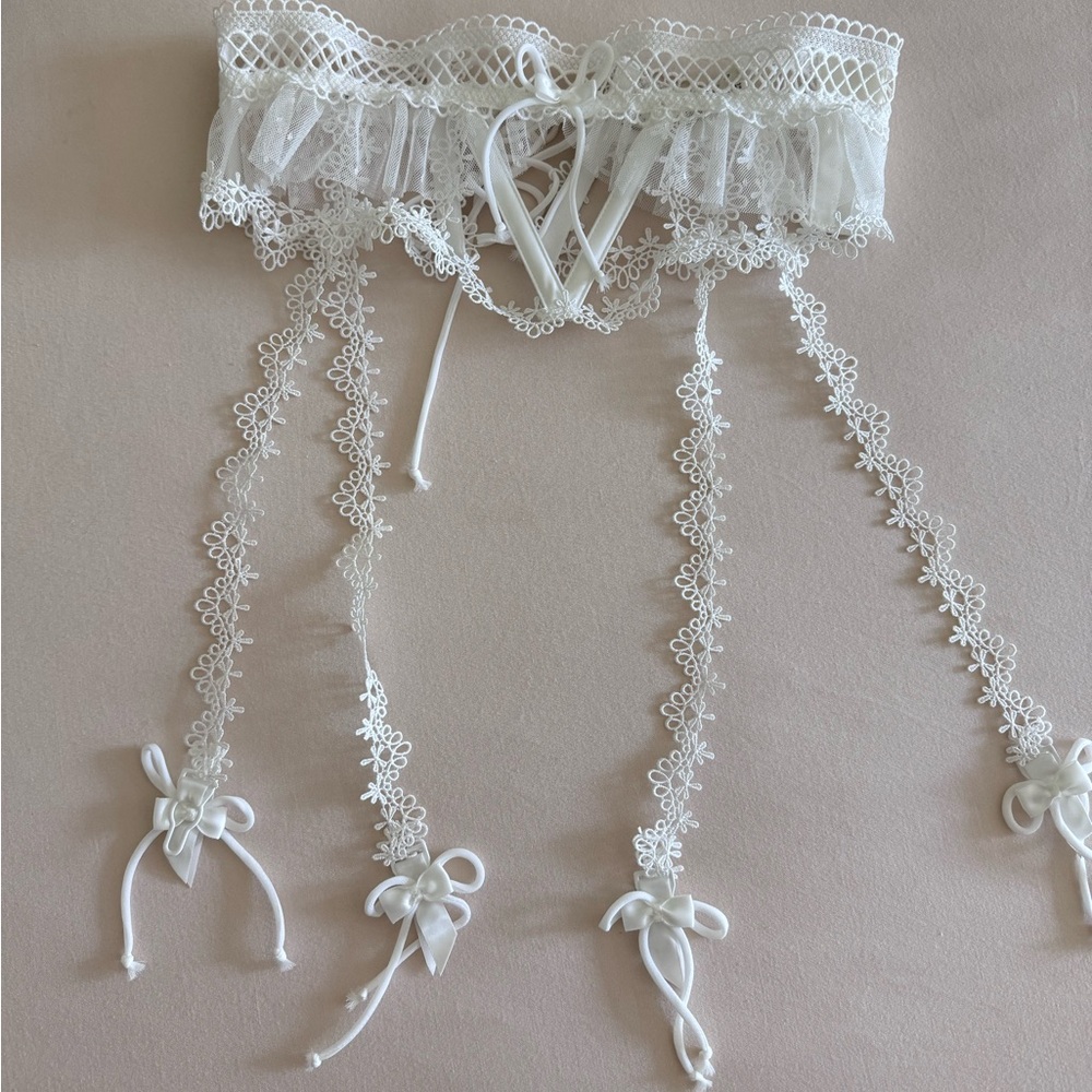 For love and lemons bridal garter belt